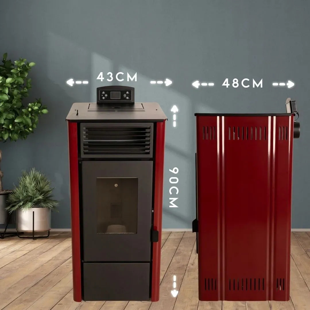Estufa de pellets SOPHIA RED 8,1 kW